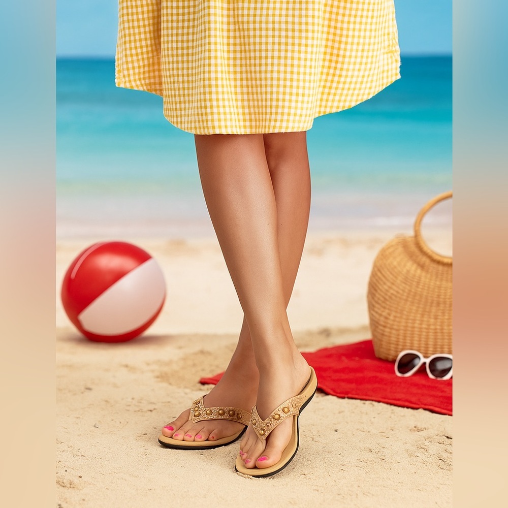 Vionic Rest Floriana 340 Gold Cork Women's Flipflops